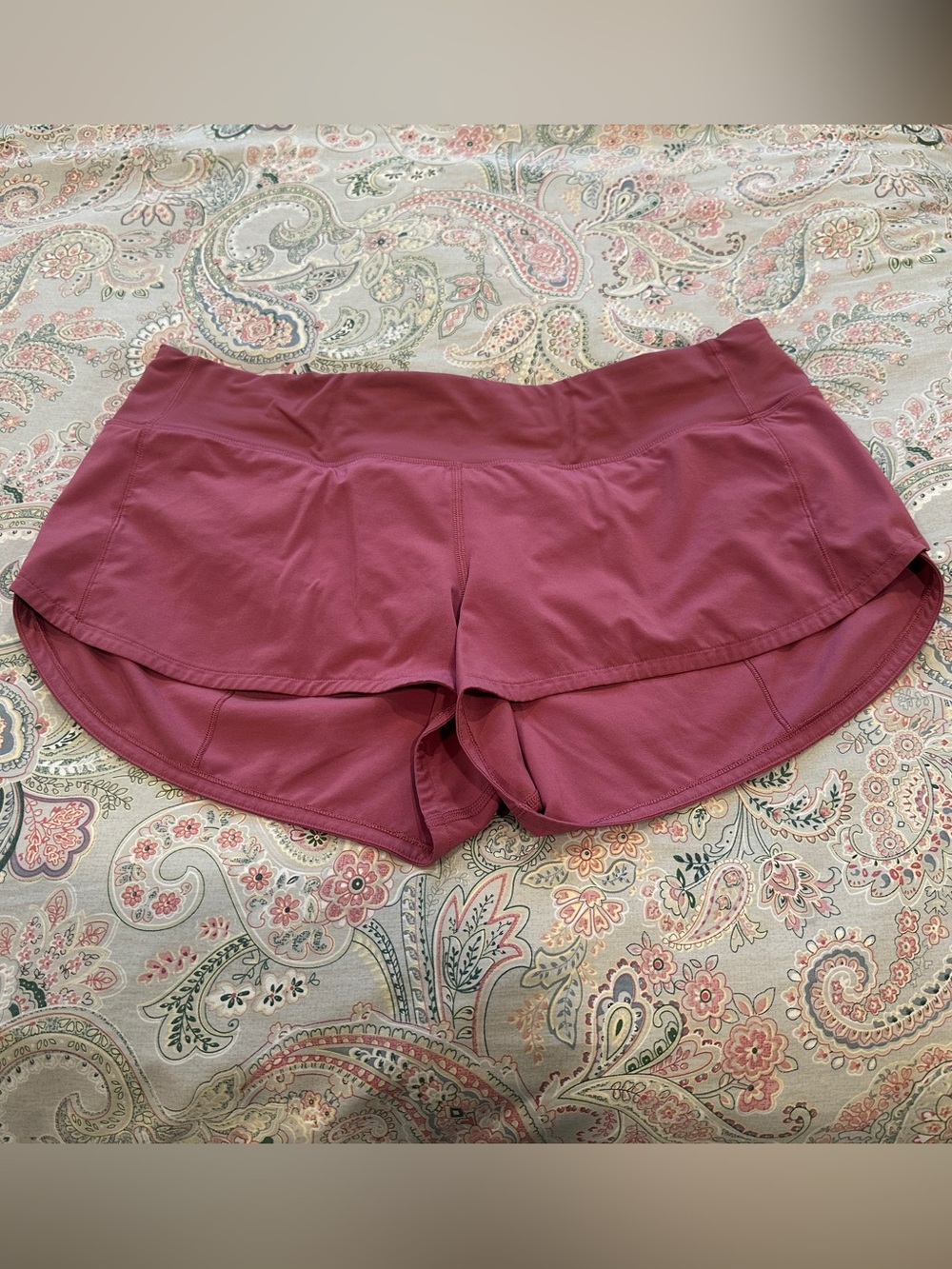 lululemon athletica running shorts - mauve/dusty rose